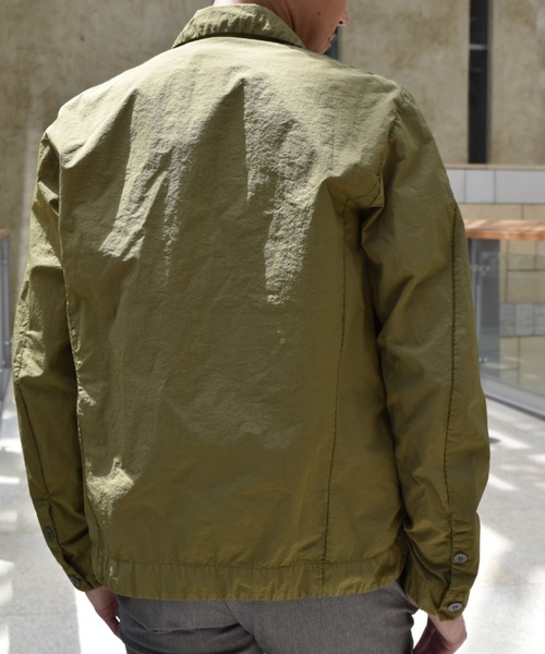 TRANSIT(トランジット)の「TRANSIT/トランジット/ウォッシャブルナイロンブルゾン(ブルゾン・メンズ・カーキ・MEDIUM/LARGE)」の10枚目の写真