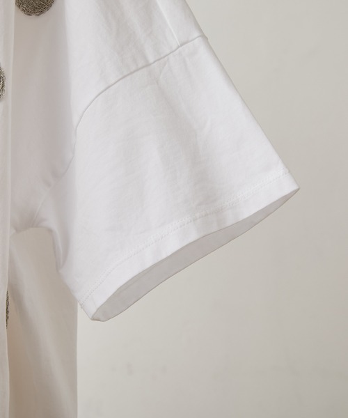 BEARDSLEY（ビアズリー）の「ドット刺繍T（Tシャツ/カットソー・レディース・ホワイト/ブラック・FREE）」の20枚目の写真