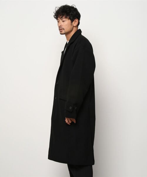 MAISON BREEZE（メゾンブリーズ）の「【MAISON BREEZE】オーバーサイズサイドスリットチェスターコート（チェスターコート・メンズ・ブラック/ベージュ/ネイビー/キャメル・S/M/L）」の6枚目の写真