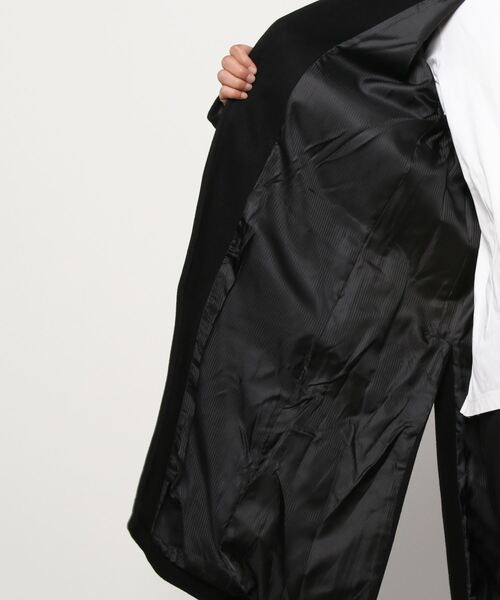 MAISON BREEZE（メゾンブリーズ）の「【MAISON BREEZE】オーバーサイズサイドスリットチェスターコート（チェスターコート・メンズ・ブラック/ベージュ/ネイビー/キャメル・S/M/L）」の5枚目の写真