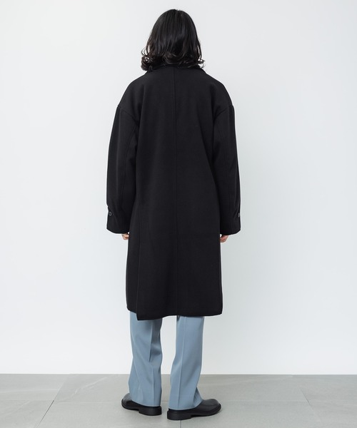 MAISON BREEZE（メゾンブリーズ）の「【MAISON BREEZE】オーバーサイズサイドスリットチェスターコート（チェスターコート・メンズ・ブラック/ベージュ/ネイビー/キャメル・S/M/L）」の11枚目の写真
