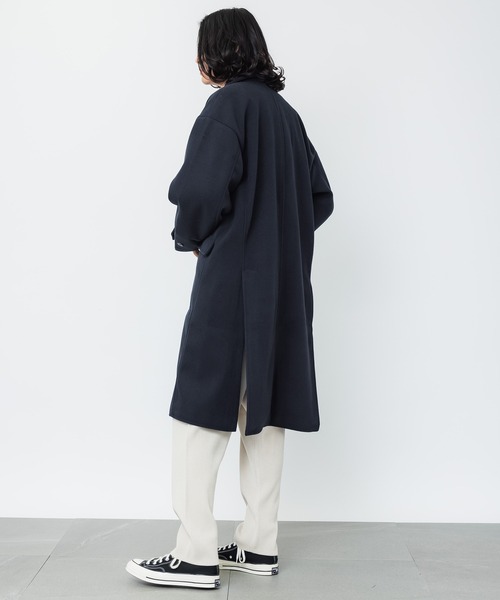 MAISON BREEZE（メゾンブリーズ）の「【MAISON BREEZE】オーバーサイズサイドスリットチェスターコート（チェスターコート・メンズ・ブラック/ベージュ/ネイビー/キャメル・S/M/L）」の19枚目の写真