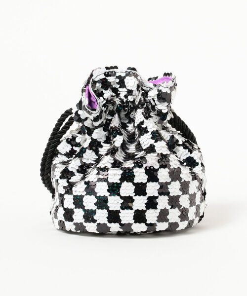 Ray BEAMS（レイビームス）の「Casselini × Ray BEAMS / 別注 キラキラ 巾着 ポーチ（ポーチ・レディース・その他/その他1・ONE SIZE）」の6枚目の写真