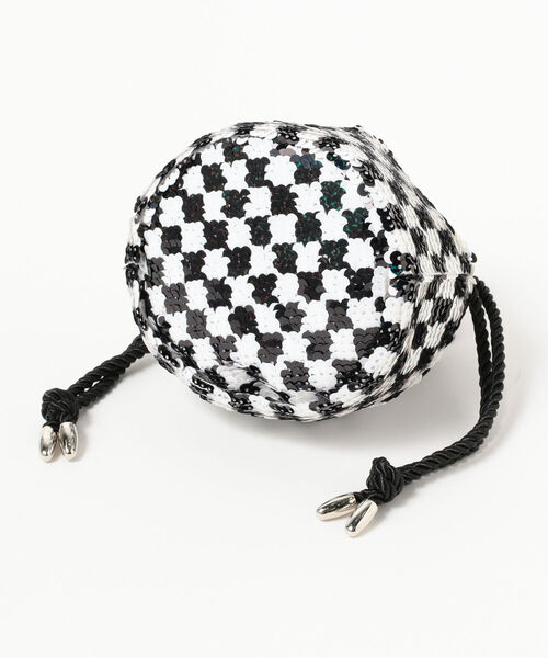 Ray BEAMS（レイビームス）の「Casselini × Ray BEAMS / 別注 キラキラ 巾着 ポーチ（ポーチ・レディース・その他/その他1・ONE SIZE）」の7枚目の写真