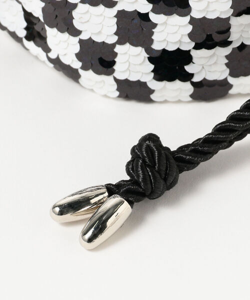 Ray BEAMS（レイビームス）の「Casselini × Ray BEAMS / 別注 キラキラ 巾着 ポーチ（ポーチ・レディース・その他/その他1・ONE SIZE）」の8枚目の写真