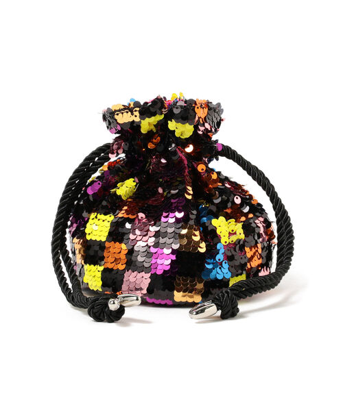 Ray BEAMS（レイビームス）の「Casselini × Ray BEAMS / 別注 キラキラ 巾着 ポーチ（ポーチ・レディース・その他/その他1・ONE SIZE）」の11枚目の写真