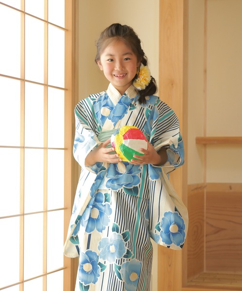 セール 子供浴衣3点セット 浴衣 ゆかた館グレース ユカタカングレース のファッション通販 Zozotown