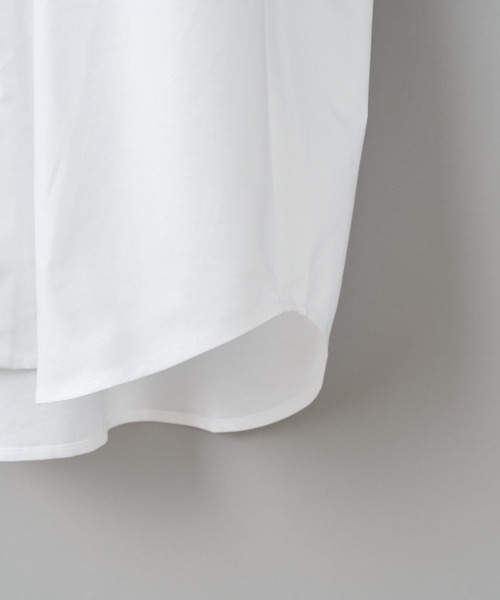 CIAOPANIC（チャオパニック）の「■CREW PHAT カレッジロゴプリント半袖オックスフォードシャツ（シャツ/ブラウス・メンズ・ホワイト/イエロー・MEDIUM/LARGE）」の6枚目の写真