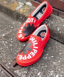 VISION STREET WEAR | 【VISION】CANVAS SLIP-ON RHCP / キャンバススリッポン / レッド・ホット・チリ・ペッパーズコラボモデル VSW-9158(スニーカー)