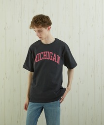 【VIBGYOR BY AS】カレッジプリントTEE(BL)