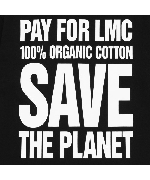 LMCの「SAVE THE PLANET ORGANIC TEE（Tシャツ/カットソー・メンズ・ブラック/ホワイト・M/XL/S/L）」の7枚目の写真
