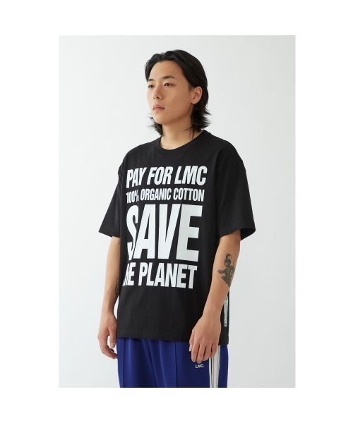 LMCの「SAVE THE PLANET ORGANIC TEE（Tシャツ/カットソー・メンズ・ブラック/ホワイト・M/XL/S/L）」の13枚目の写真