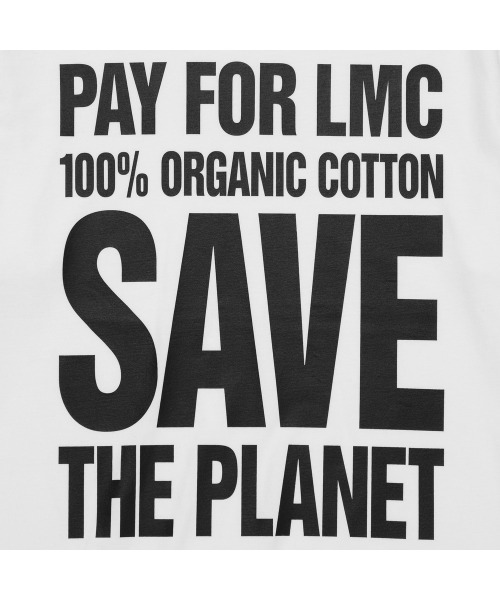 LMCの「SAVE THE PLANET ORGANIC TEE（Tシャツ/カットソー・メンズ・ブラック/ホワイト・M/XL/S/L）」の5枚目の写真