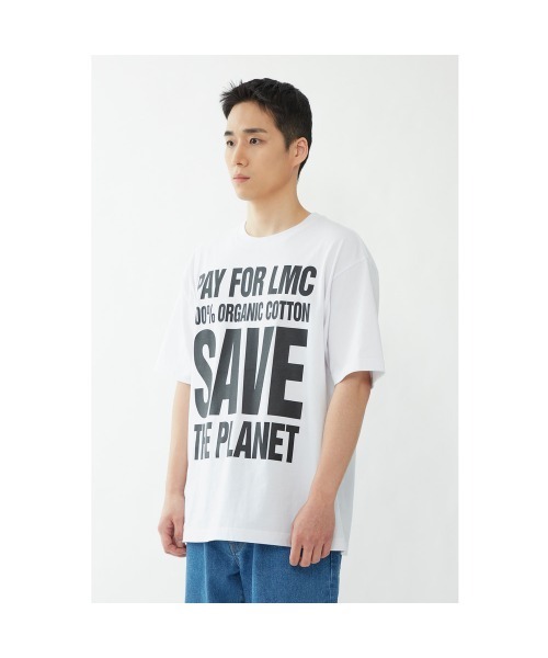 LMCの「SAVE THE PLANET ORGANIC TEE（Tシャツ/カットソー・メンズ・ブラック/ホワイト・M/XL/S/L）」の10枚目の写真
