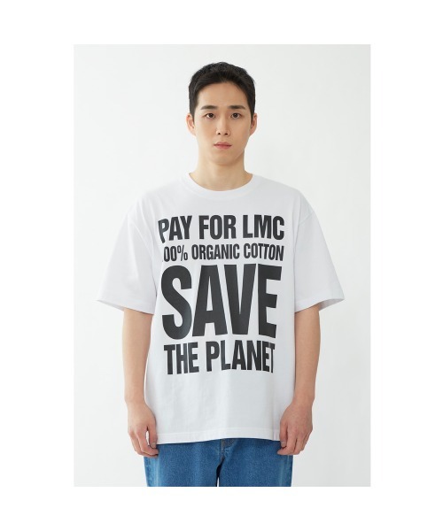 LMCの「SAVE THE PLANET ORGANIC TEE（Tシャツ/カットソー・メンズ・ブラック/ホワイト・M/XL/S/L）」の9枚目の写真