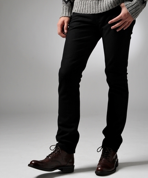 HARE（ハレ）の「ストレッチフラノスリムパンツ【HARE】（その他パンツ・メンズ・ブラック/グレー/ネイビー・SMALL/LARGE/MEDIUM）」の2枚目の写真