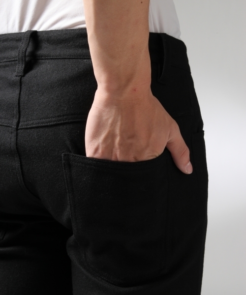 HARE（ハレ）の「ストレッチフラノスリムパンツ【HARE】（その他パンツ・メンズ・ブラック/グレー/ネイビー・SMALL/LARGE/MEDIUM）」の13枚目の写真