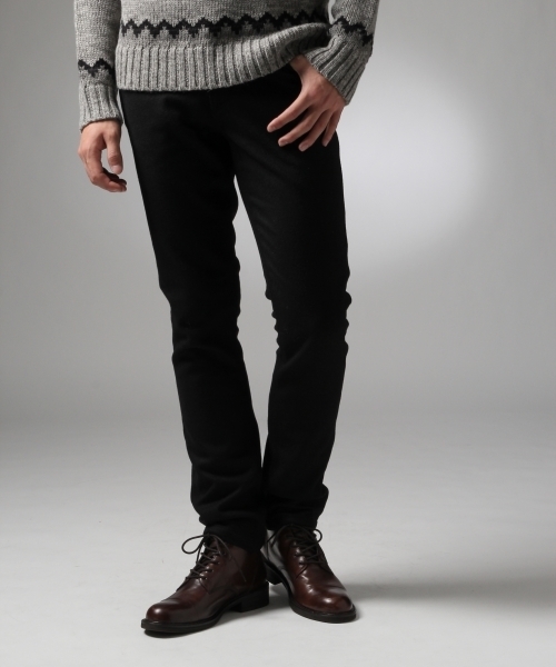 HARE（ハレ）の「ストレッチフラノスリムパンツ【HARE】（その他パンツ・メンズ・ブラック/グレー/ネイビー・SMALL/LARGE/MEDIUM）」の6枚目の写真