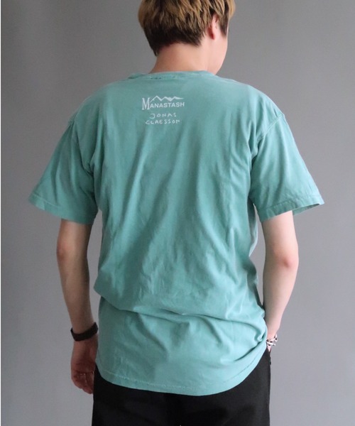 MANASTASH（マナスタッシュ）の「MANASTASH×JONAS CLAESSON/マナスタッシュ×ジョナスクレアッソン　 BEARY（Tシャツ/カットソー・メンズ・グリーン・LARGE/MEDIUM/X-LARGE）」の4枚目の写真