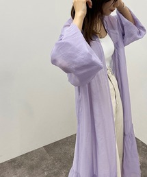袖ボリュームシアーワンピース【ZOZOTOWN限定アイテム】