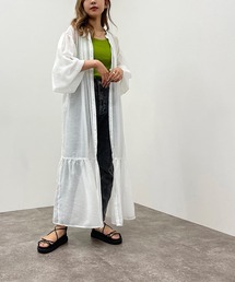 袖ボリュームシアーワンピース【ZOZOTOWN限定アイテム】