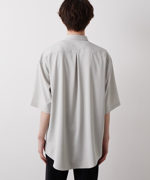 JUNRED（ジュンレッド）の「スム―ジードレープシャツ（シャツ/ブラウス・メンズ・ライトグレー/ベージュ/ラベンダー・S/M/L）」の21枚目の写真