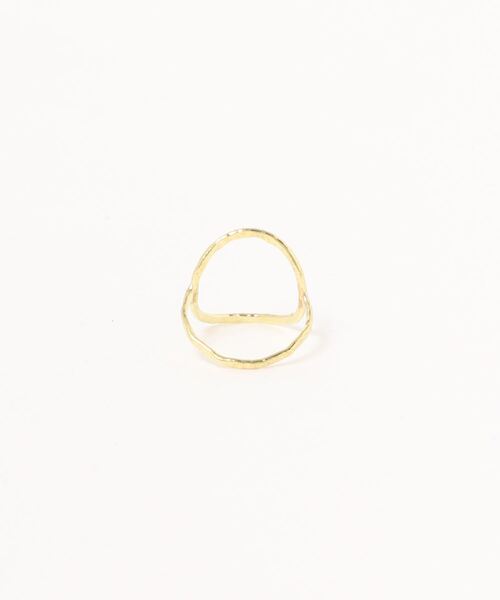 tone(トーン)の「【V&SSS】まるまるアンティーク槌目リング(リング・レディース・ゴールド・FREE/11号/9号/13号/5号/3号/18号/7号/15号/1号)」の2枚目の写真