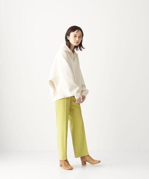 CITEN（シテン）の「＜CITEN（シテン）＞センタープレス フレア パンツ（その他パンツ・レディース・ブラック/ナチュラル/ピンク/ライム・S/M）」の4枚目の写真