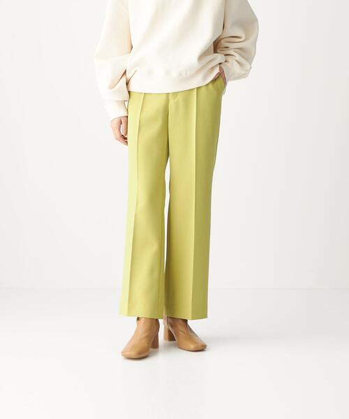 CITEN（シテン）の「＜CITEN（シテン）＞センタープレス フレア パンツ（その他パンツ・レディース・ブラック/ナチュラル/ピンク/ライム・S/M）」の10枚目の写真