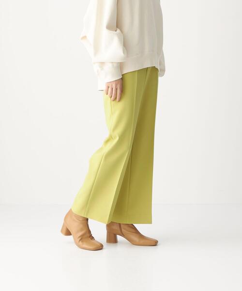 CITEN（シテン）の「＜CITEN（シテン）＞センタープレス フレア パンツ（その他パンツ・レディース・ブラック/ナチュラル/ピンク/ライム・S/M）」の11枚目の写真