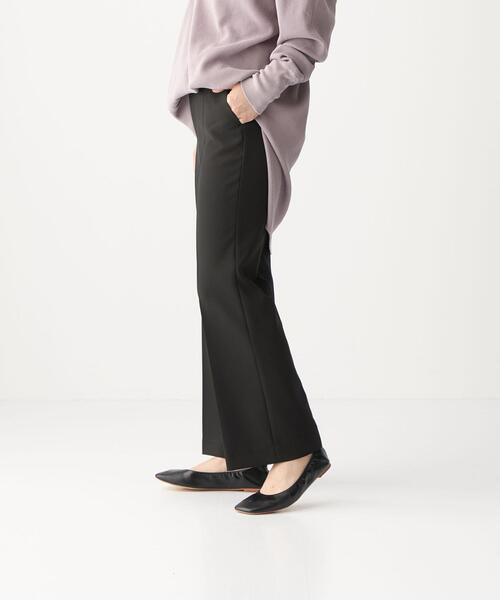 CITEN（シテン）の「＜CITEN（シテン）＞センタープレス フレア パンツ（その他パンツ・レディース・ブラック/ナチュラル/ピンク/ライム・S/M）」の15枚目の写真