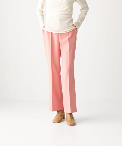 CITEN（シテン）の「＜CITEN（シテン）＞センタープレス フレア パンツ（その他パンツ・レディース・ブラック/ナチュラル/ピンク/ライム・S/M）」の18枚目の写真