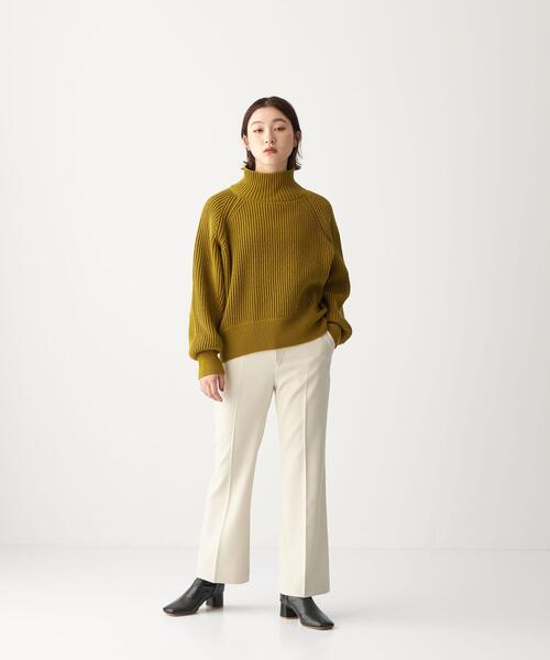 CITEN（シテン）の「＜CITEN（シテン）＞センタープレス フレア パンツ（その他パンツ・レディース・ブラック/ナチュラル/ピンク/ライム・S/M）」の20枚目の写真