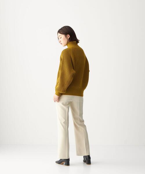 CITEN（シテン）の「＜CITEN（シテン）＞センタープレス フレア パンツ（その他パンツ・レディース・ブラック/ナチュラル/ピンク/ライム・S/M）」の21枚目の写真