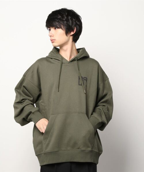 G-STAR（ジースター）の「MULTI LOGO BACK HOODIE/ロゴパーカー/バックプリント/オーバーサイズ（パーカー・メンズ・イエロー系その他/カーキオリーブ・SMALL/MEDIUM/LARGE/X-LARGE/X-SMALL）」の10枚目の写真