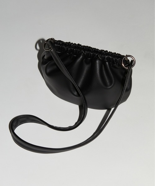 SAMO ONDOH(セイモオンド)の「【SAMO ONDOH】EGG BAG S / セイモオンド 巾着 エッグバッグ S(ショルダーバッグ・レディース・ホワイト/ブラック/ピンク/イエロー/グリーン/ベージュ/ブルー/スモーキーグリーン系・FREE)」の22枚目の写真