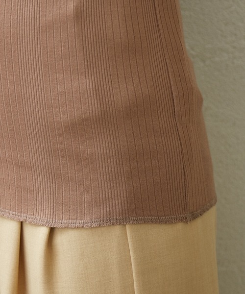 Omekashi（オメカシ）の「ランダムリブタンクトップ（タンクトップ・レディース・ベージュ/オフホワイト/ブラック・FREE）」の14枚目の写真