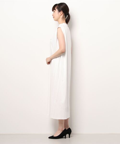 COLONY 2139（コロニートゥーワンスリーナイン）の「《抗菌・防臭》【SMART COLLECTION】ハイネックノースリーブワンピース（ワンピース・レディース・オフホワイト/ブラック・FREE）」の3枚目の写真