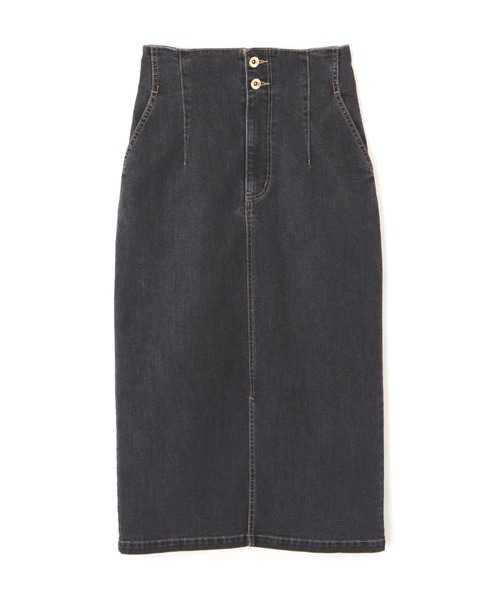PROPORTION BODY DRESSING（プロポーションボディドレッシング）の「ハイウエストデニムタイトスカート / 1211220908（スカート・レディース・ダークネイビー/グレー・SMALL/MEDIUM）」の16枚目の写真