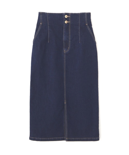 PROPORTION BODY DRESSING（プロポーションボディドレッシング）の「ハイウエストデニムタイトスカート / 1211220908（スカート・レディース・ダークネイビー/グレー・SMALL/MEDIUM）」の20枚目の写真