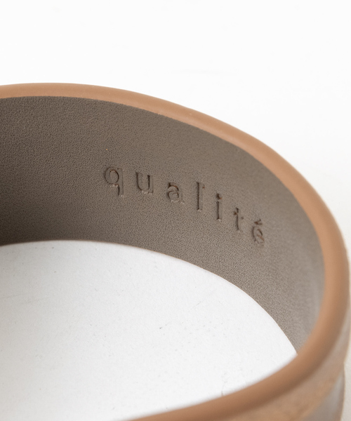 【セール】レザーバングル（バングル/リストバンド）｜qualite（カリテ）