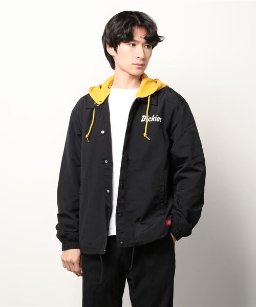 フード付き コーチジャケット