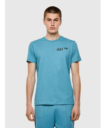 DIESEL | メンズ 半袖 カットソー トップス プリントTシャツ ワンポイントロゴ(Tシャツ/カットソー)