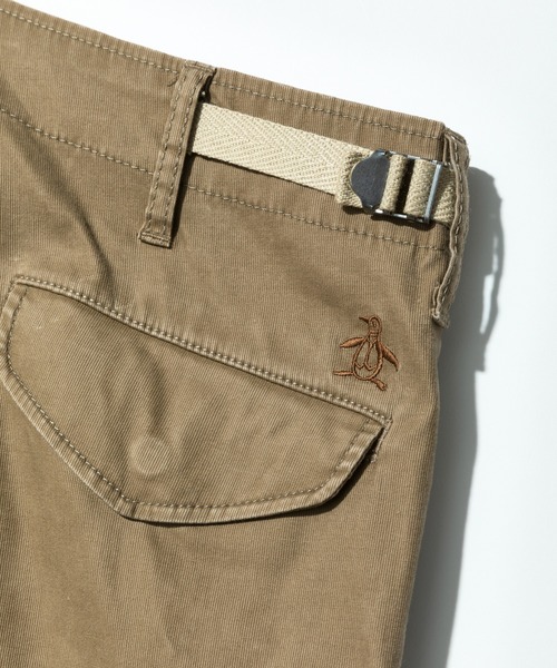 Munsingwear Grand-Slam（マンシングウェア　グランドスラム）の「ジャーマンコード　ミリタリーパンツ（カーゴパンツ・メンズ・ブラウン/ネイビー・S/M/L/XL）」の6枚目の写真