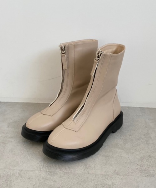 FREE'S MART（フリーズマート）の「◆センタージップブーツ（ブーツ・レディース・ブラック/ホワイト・MEDIUM/LARGE）」の11枚目の写真