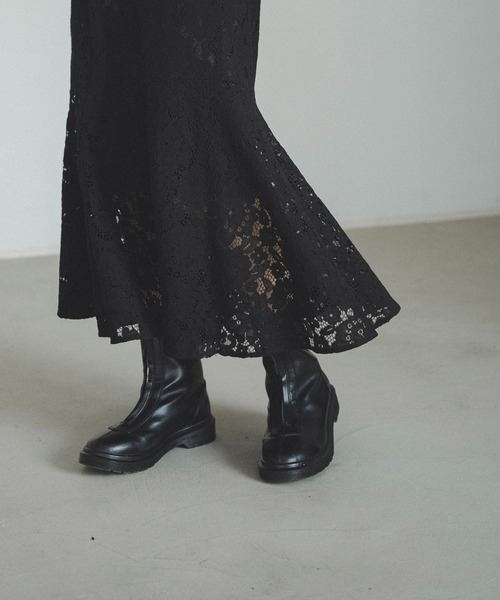 FREE'S MART（フリーズマート）の「◆センタージップブーツ（ブーツ・レディース・ブラック/ホワイト・MEDIUM/LARGE）」の9枚目の写真