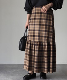 Riberry | チェックティアードスカート(スカート)