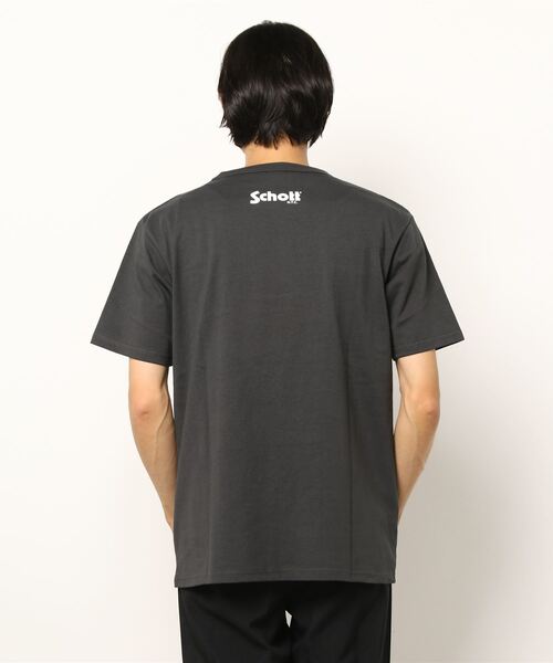 schott(ショット)の「Schott/DISNEY/ショット/ディズニー/T-SHIRT W RI(Tシャツ/カットソー・メンズ・ブラック/ホワイト・LARGE/X-LARGE/MEDIUM)」の5枚目の写真
