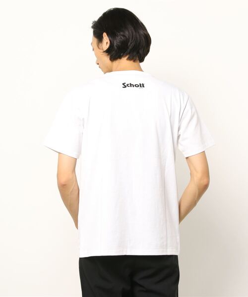 schott(ショット)の「Schott/DISNEY/ショット/ディズニー/T-SHIRT W RI(Tシャツ/カットソー・メンズ・ブラック/ホワイト・LARGE/X-LARGE/MEDIUM)」の3枚目の写真