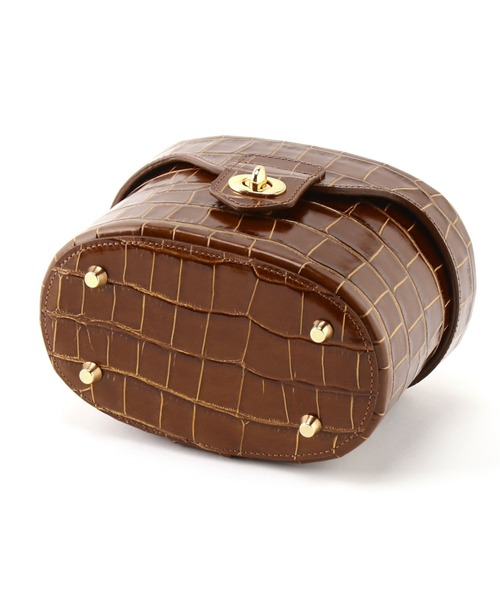 SLOBE IENA（スローブイエナ）の「【CHRISTIAN VILLA/クリスチャンヴィラ】バニティバッグ◆（ハンドバッグ・レディース・ブラウン/ブラック・FREE）」の6枚目の写真